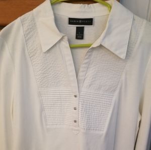 Cotton 3/4 sleeve blouse